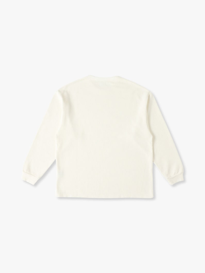 Glant Pique Long Sleeve Tee 詳細画像 ivory 1