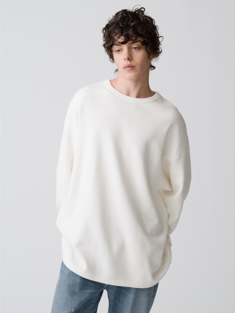 Glant Pique Long Sleeve Tee 詳細画像 ivory 1