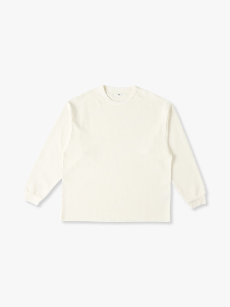 Glant Pique Long Sleeve Tee 詳細画像 ivory 2