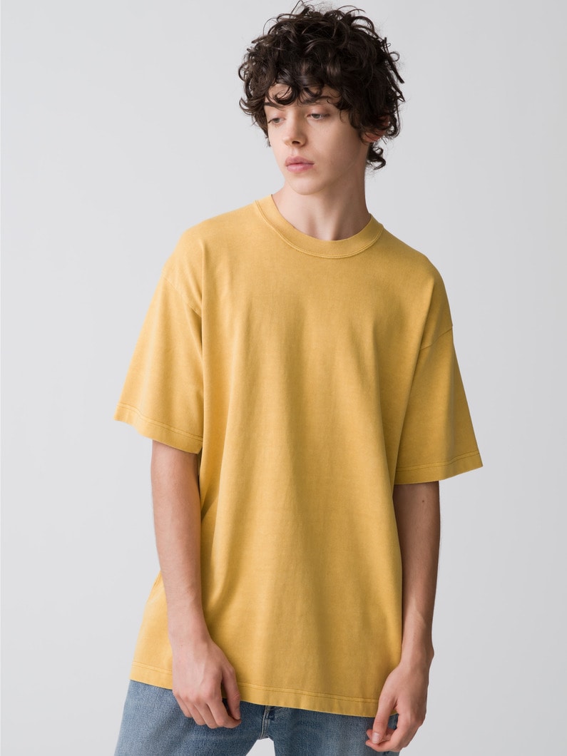 Clear Wash Tee 詳細画像 mustard