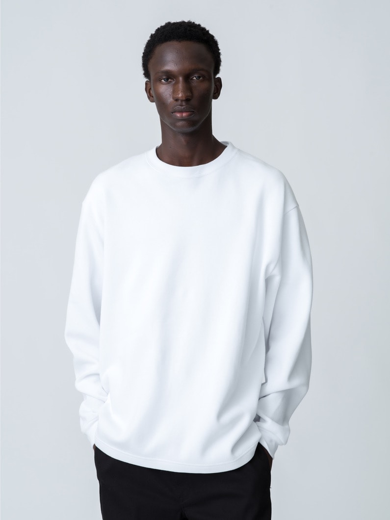 V Thick Long Sleeve Tee 詳細画像 white