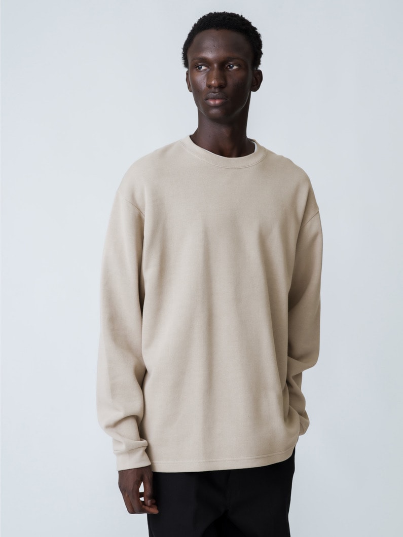 V Thick Long Sleeve Tee 詳細画像 beige