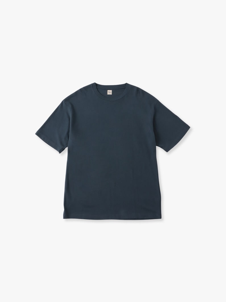 Bamboo Cotton Plain Stitch Tee 詳細画像 navy