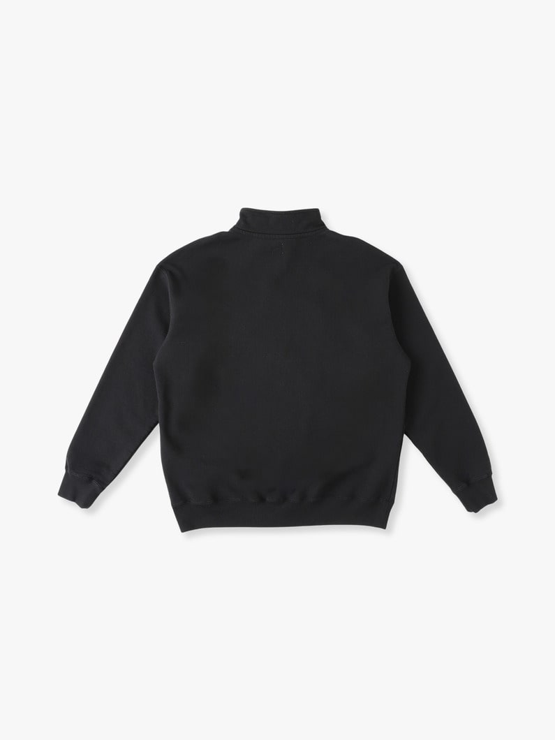 Nontwisted Yarn Zip Pullover 詳細画像 black 1