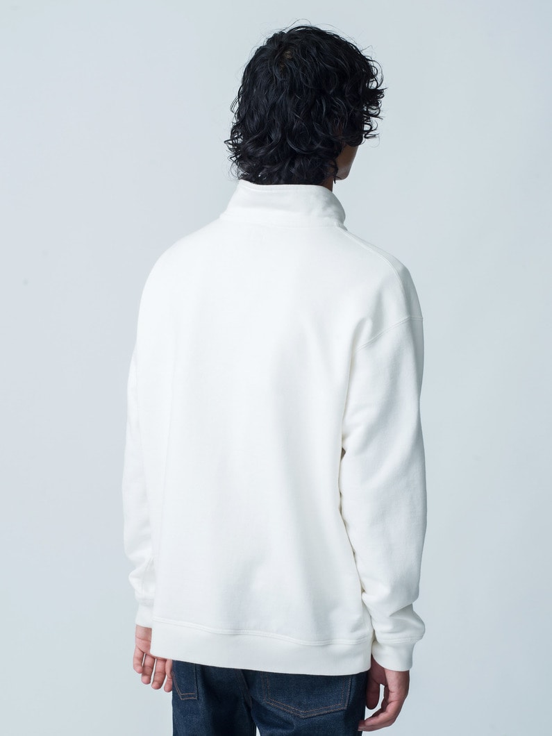 Nontwisted Yarn Zip Pullover 詳細画像 off white 2