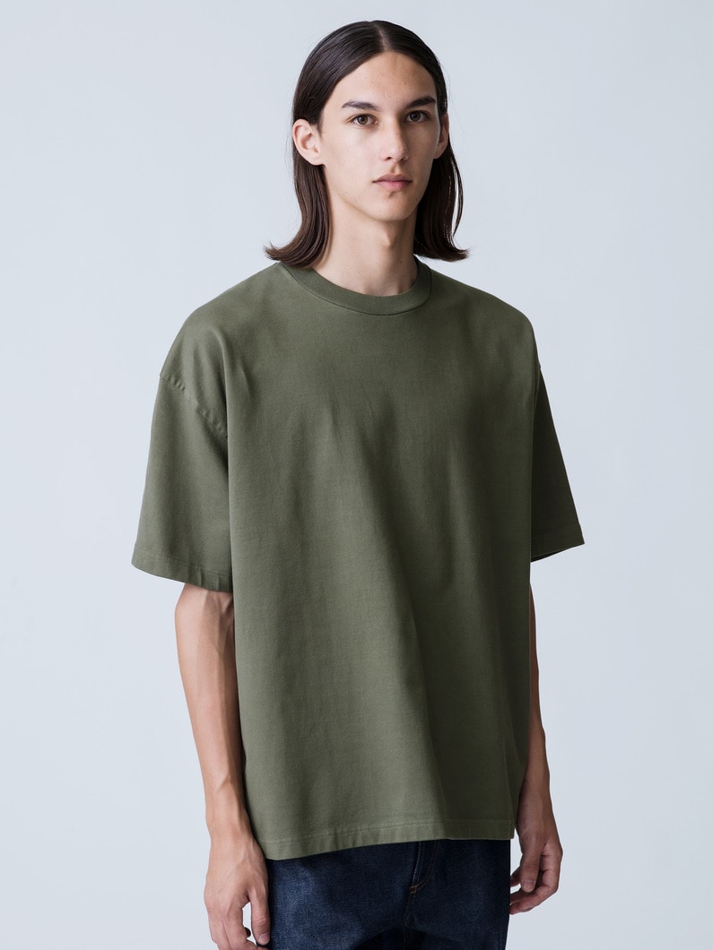 Organic Cotton Jersey Tee 詳細画像 olive