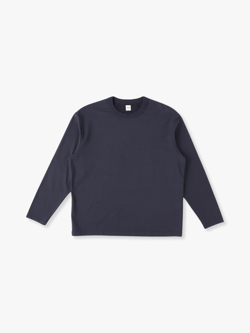 High Gauge Mini Fleece Long Sleeve Tee 詳細画像 navy 2