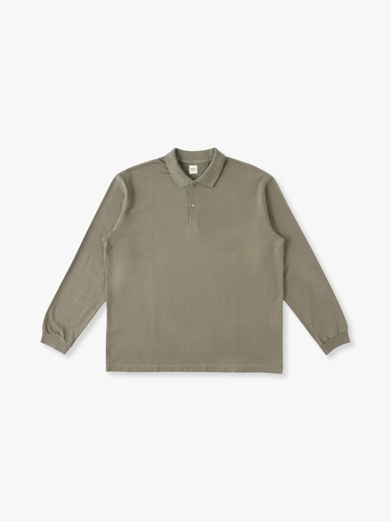 Soft Twist Yarn Polo Shirt 詳細画像 khaki