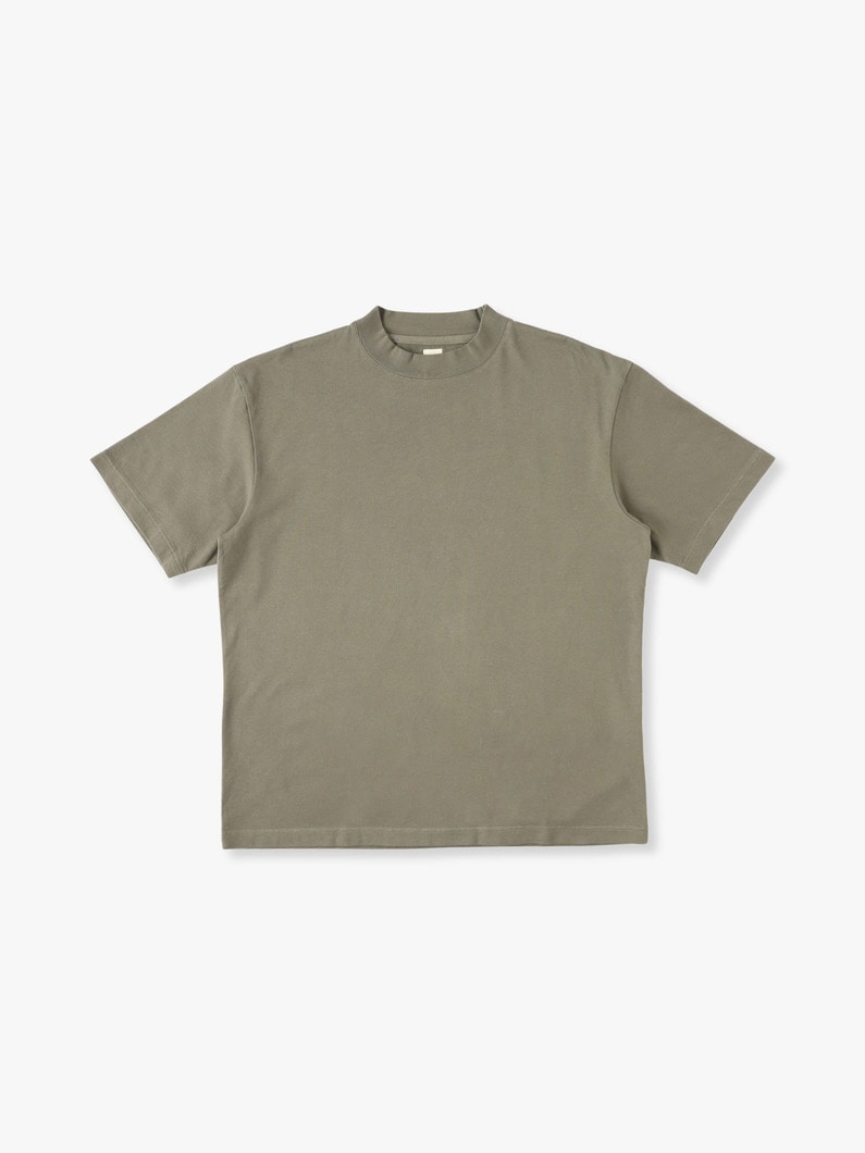 Soft Twist Yarn Mock Neck Tee【ティーシャツ】 詳細画像 khaki 3