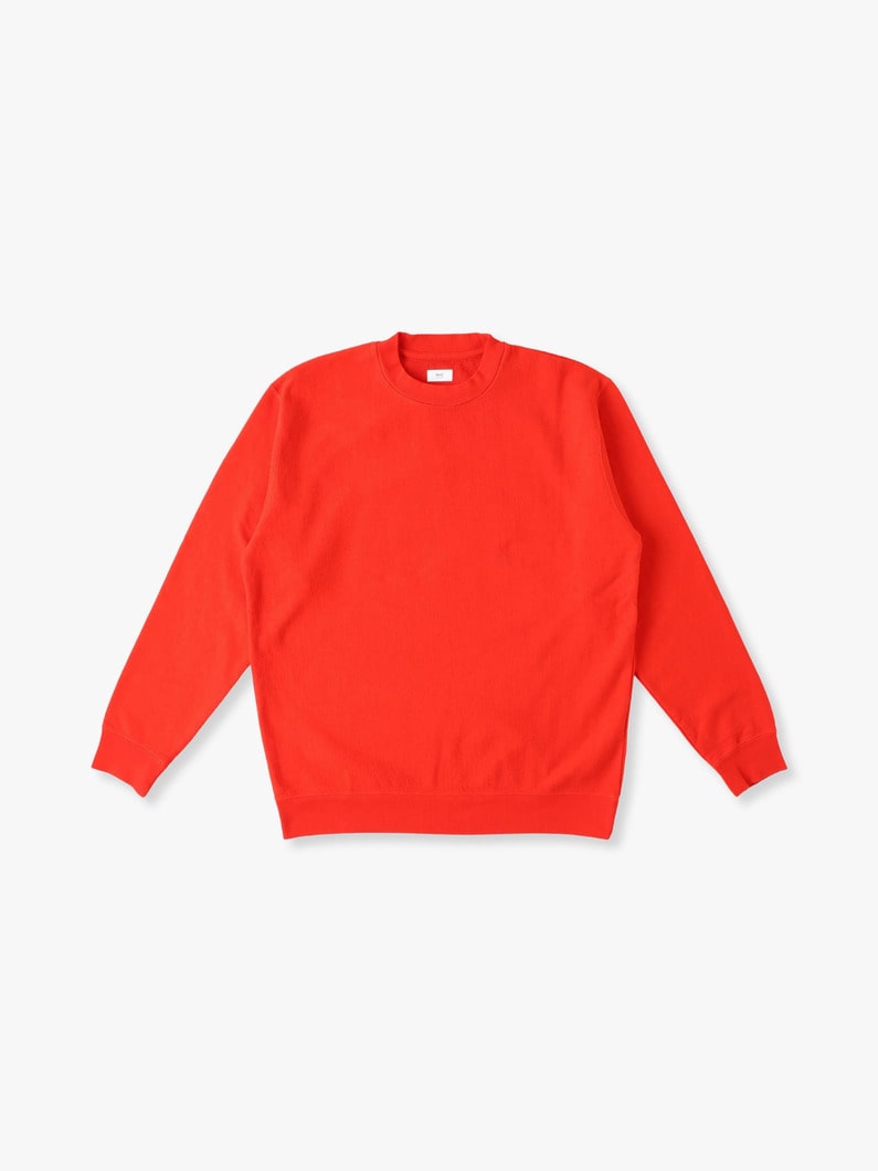 Organic Cotton Washed Sweat Pullover 詳細画像 red 4