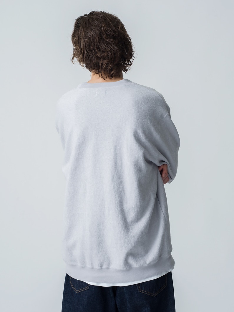 Organic Cotton Washed Sweat Pullover【スウェット】 詳細画像 light gray 3