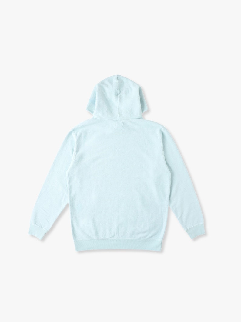 Organic Cotton Washed Sweat Hoodie 詳細画像 light blue 1