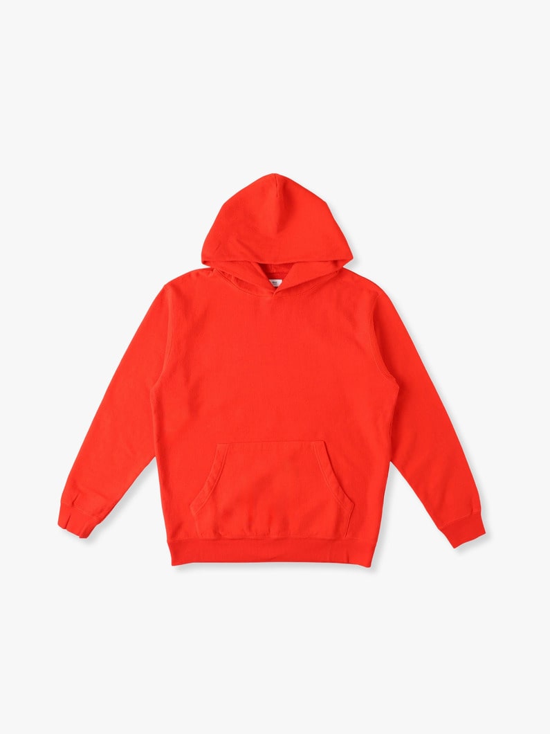 Organic Cotton Washed Sweat Hoodie 詳細画像 red 4