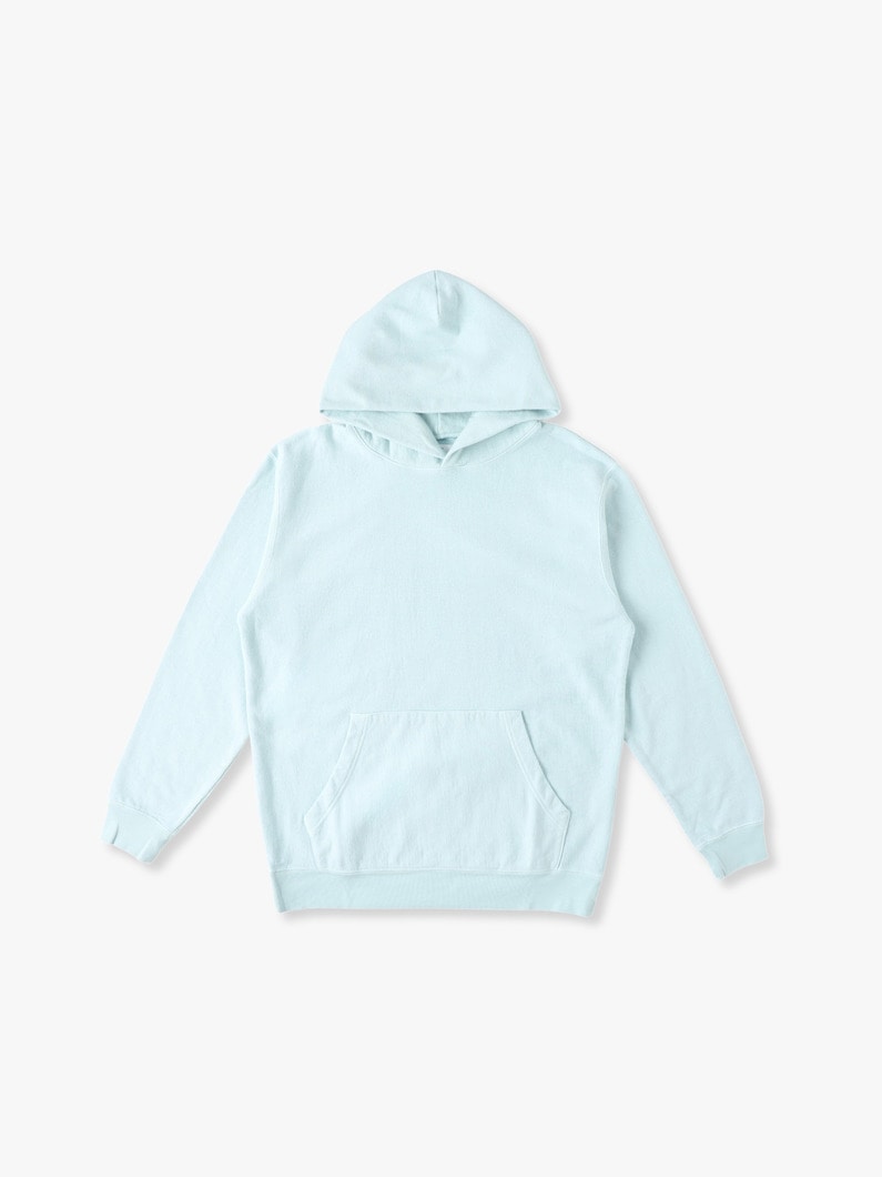 Organic Cotton Washed Sweat Hoodie 詳細画像 light blue