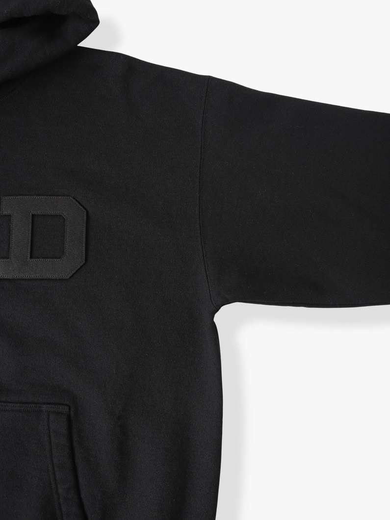 Lettered Sweat Hoodie（black） 詳細画像 black 2