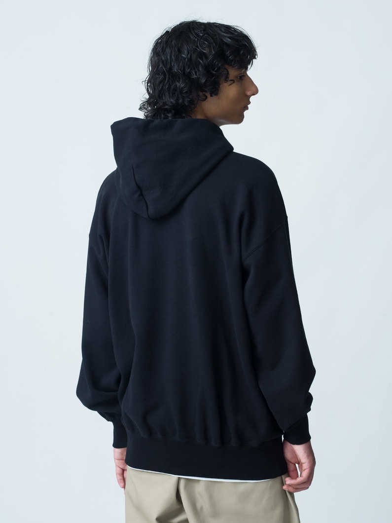 Lettered Sweat Hoodie（black） 詳細画像 black 2