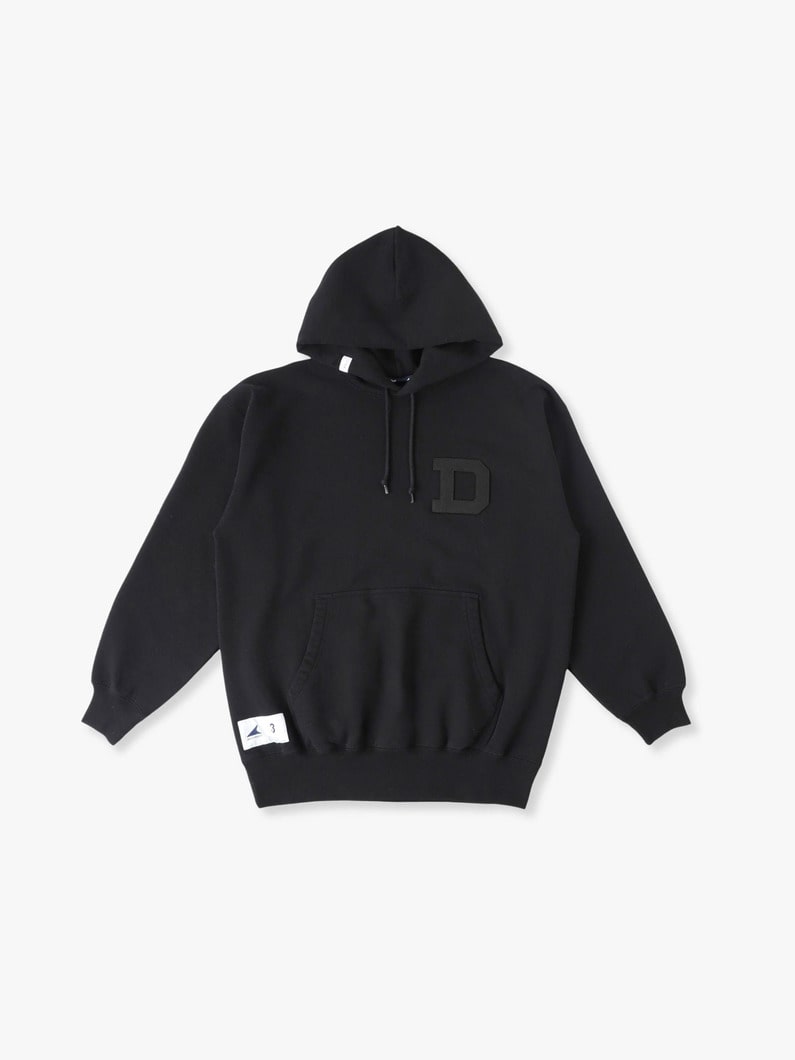 Lettered Sweat Hoodie（black） 詳細画像 black 3