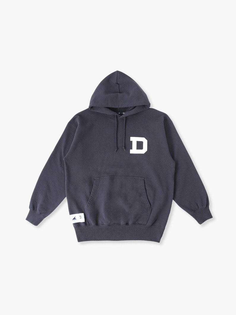 Lettered Sweat Hoodie 詳細画像 navy