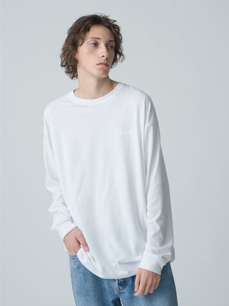 Logo Long Sleeve Tee 詳細画像 white 1