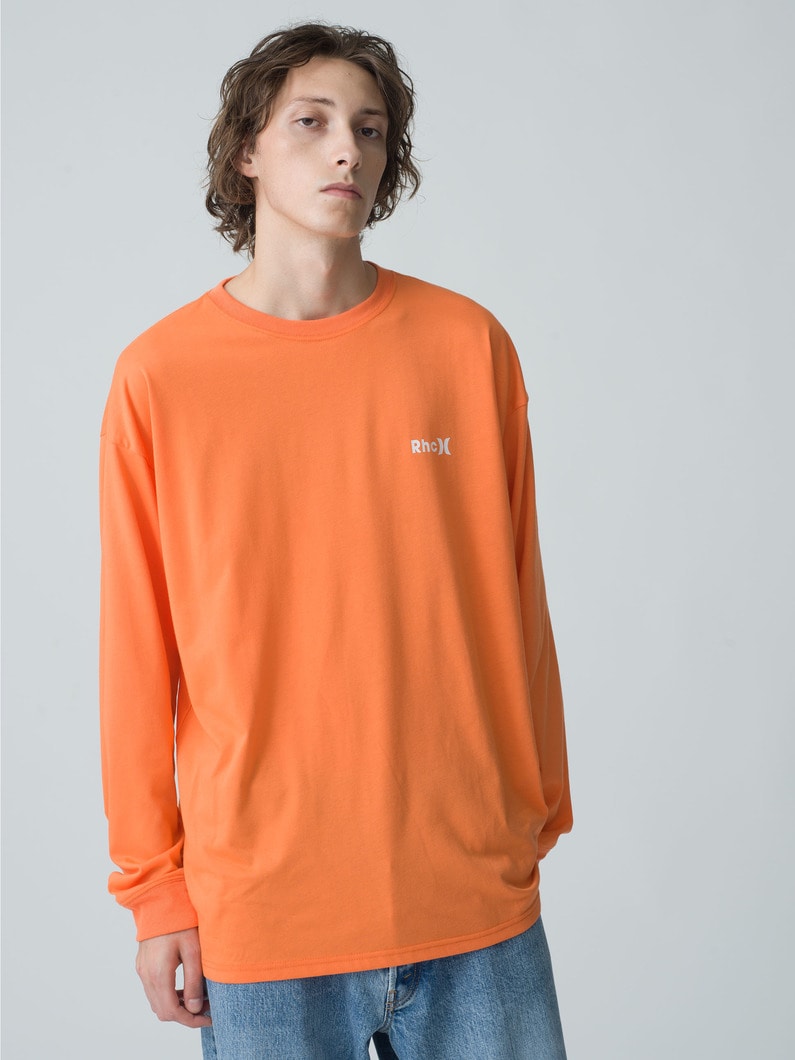 Logo Long Sleeve Tee 詳細画像 orange