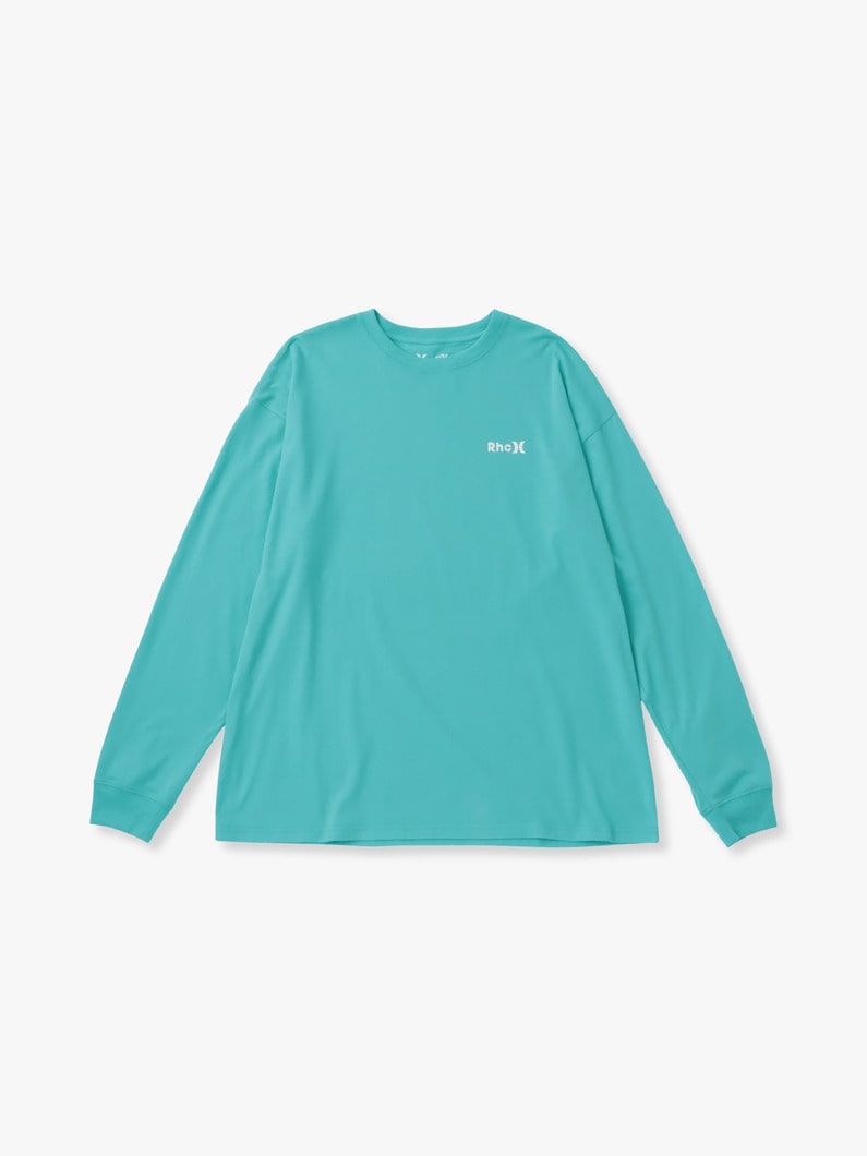 Logo Long Sleeve Tee 詳細画像 turquoise 2