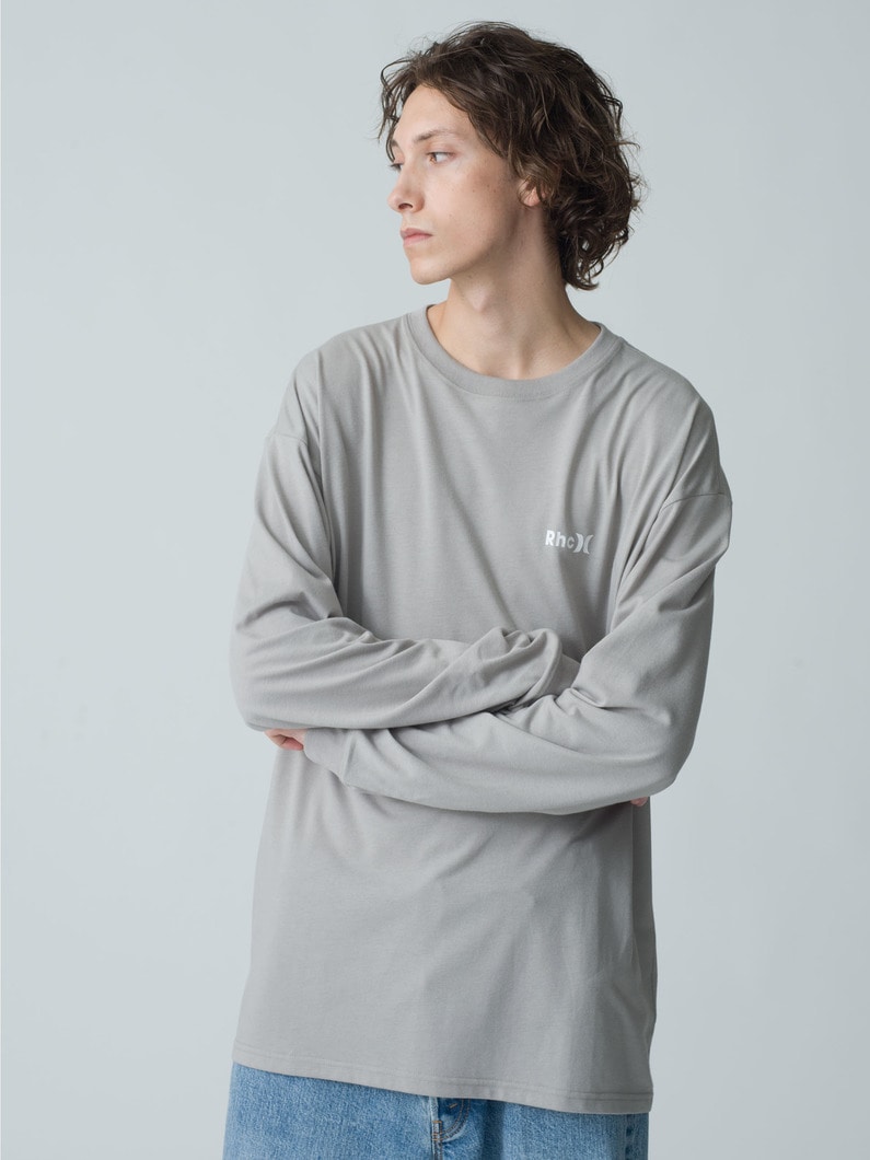 Logo Long Sleeve Tee 詳細画像 gray