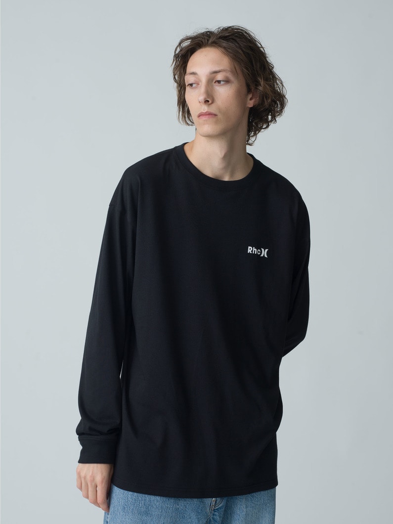 Logo Long Sleeve Tee 詳細画像 black 1