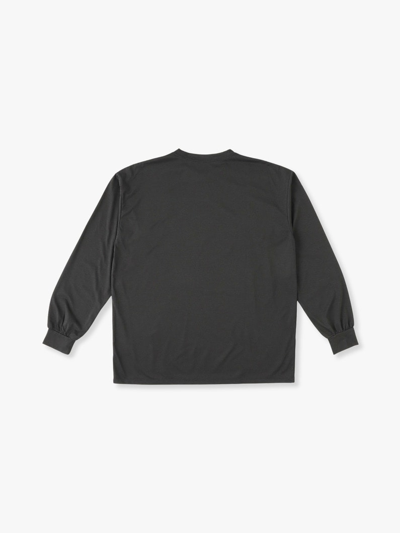 Reflect Printed Long Sleeve Tee 詳細画像 black 1