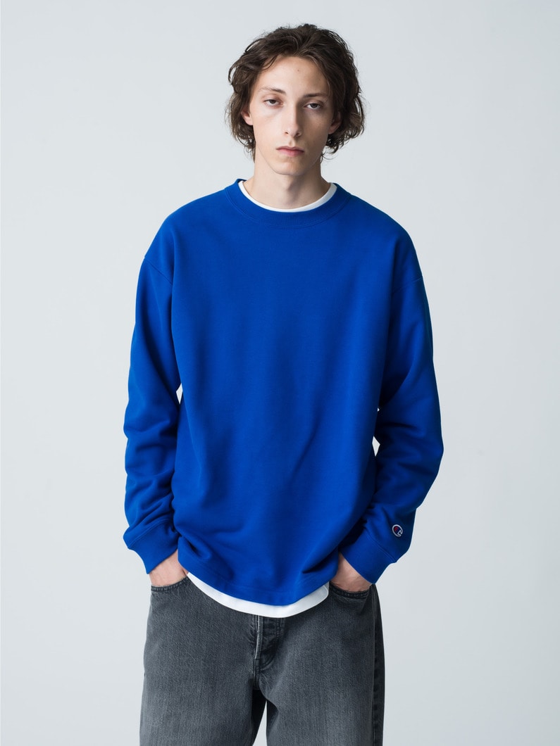 Embroidery Logo Long Sleeve Tee 詳細画像 blue