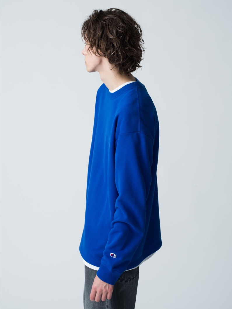 Embroidery Logo Long Sleeve Tee 詳細画像 blue 2