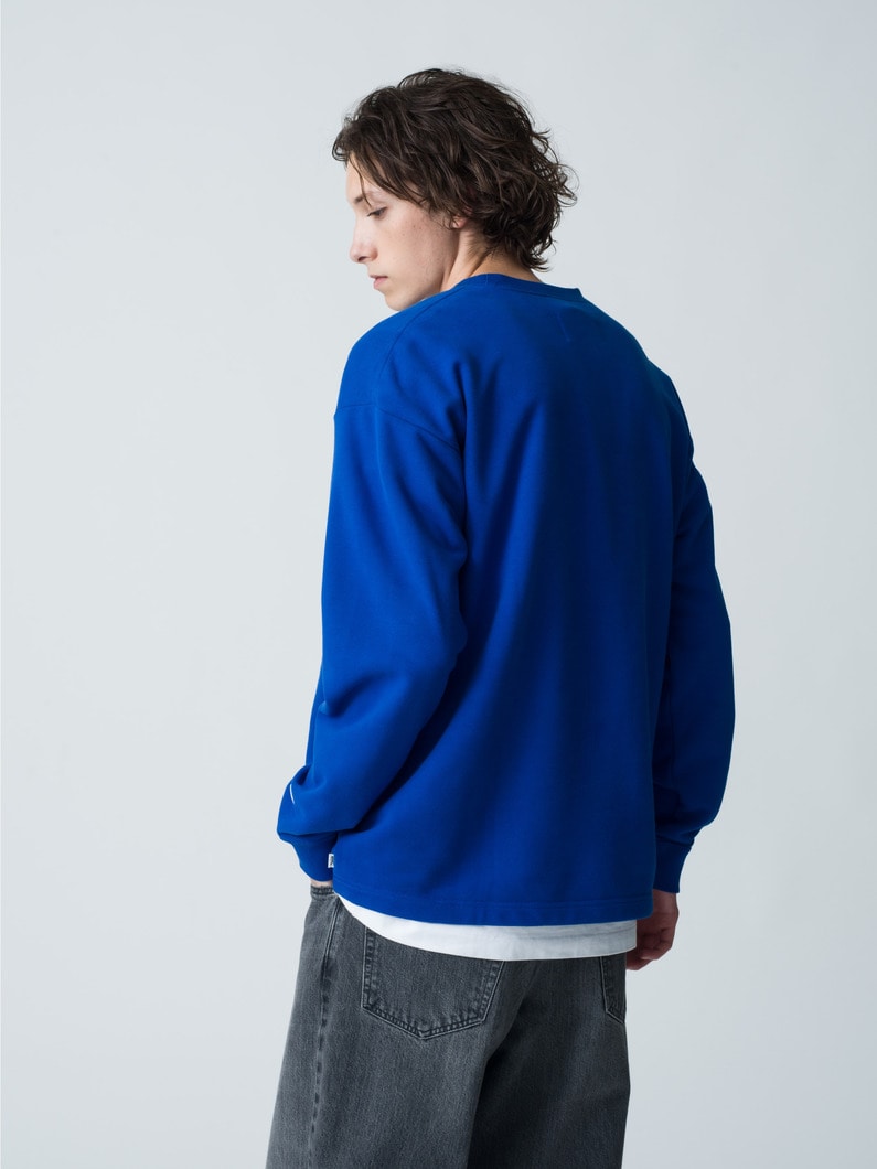 Embroidery Logo Long Sleeve Tee 詳細画像 blue 3