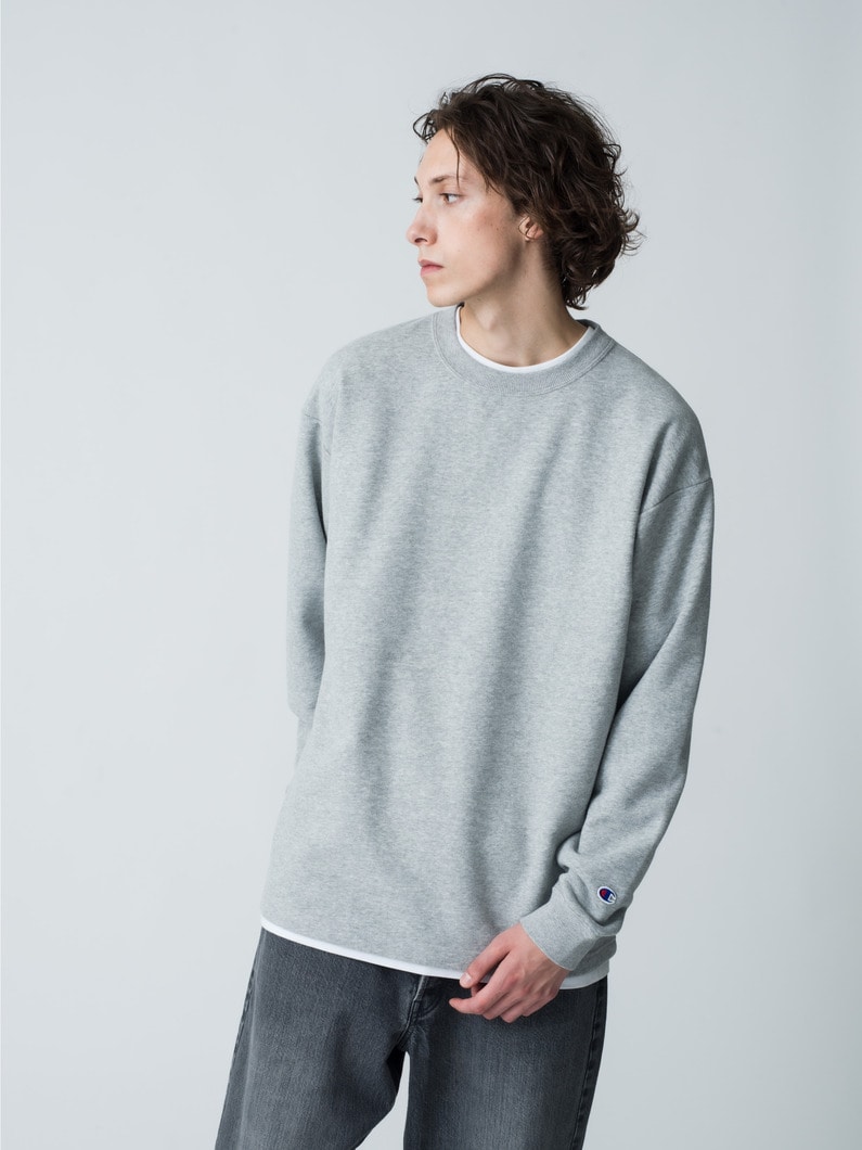 Embroidery Logo Long Sleeve Tee 詳細画像 gray