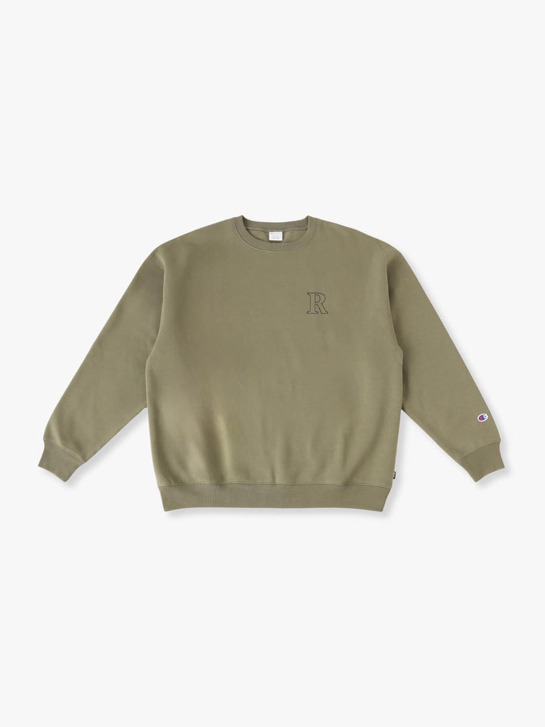 R Logo Sweat Pullover | スウェット 詳細画像 khaki 4