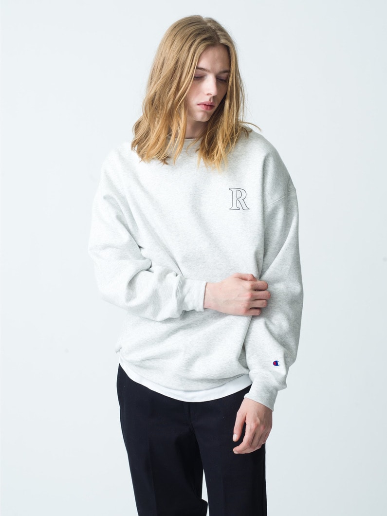 R Logo Sweat Pullover | スウェット 詳細画像 gray