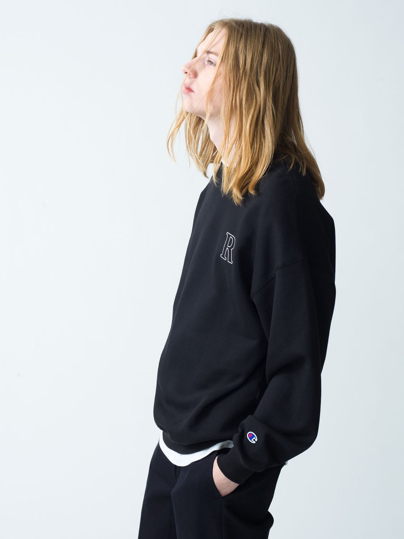 R Logo Sweat Pullover | スウェット 詳細画像 black 2