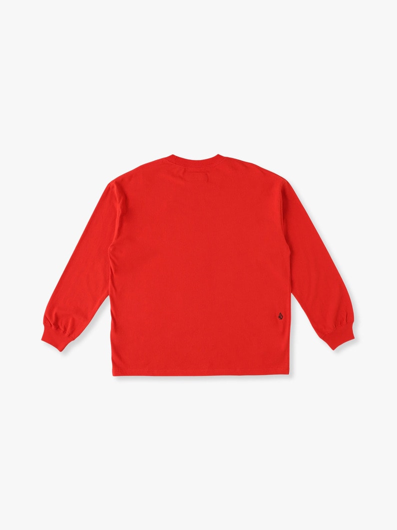 Logo Long Sleeve Tee（VOLCOM） 詳細画像 red 1