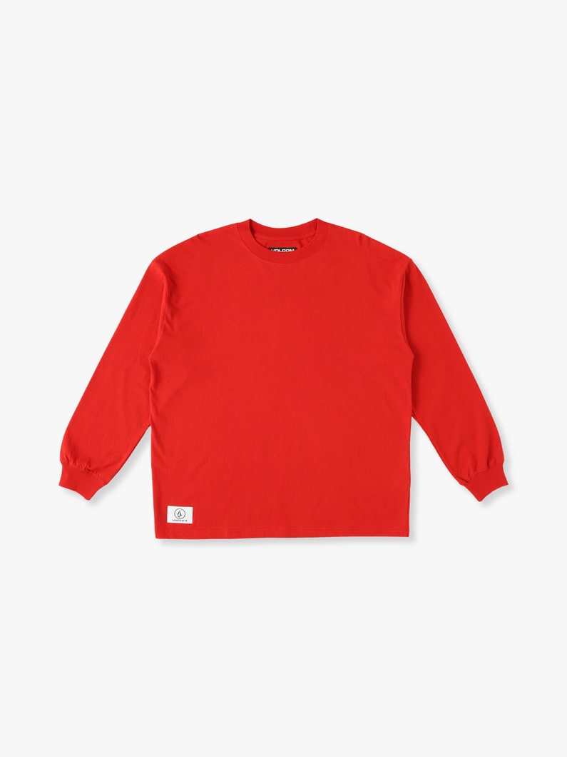 Logo Long Sleeve Tee（VOLCOM） 詳細画像 red