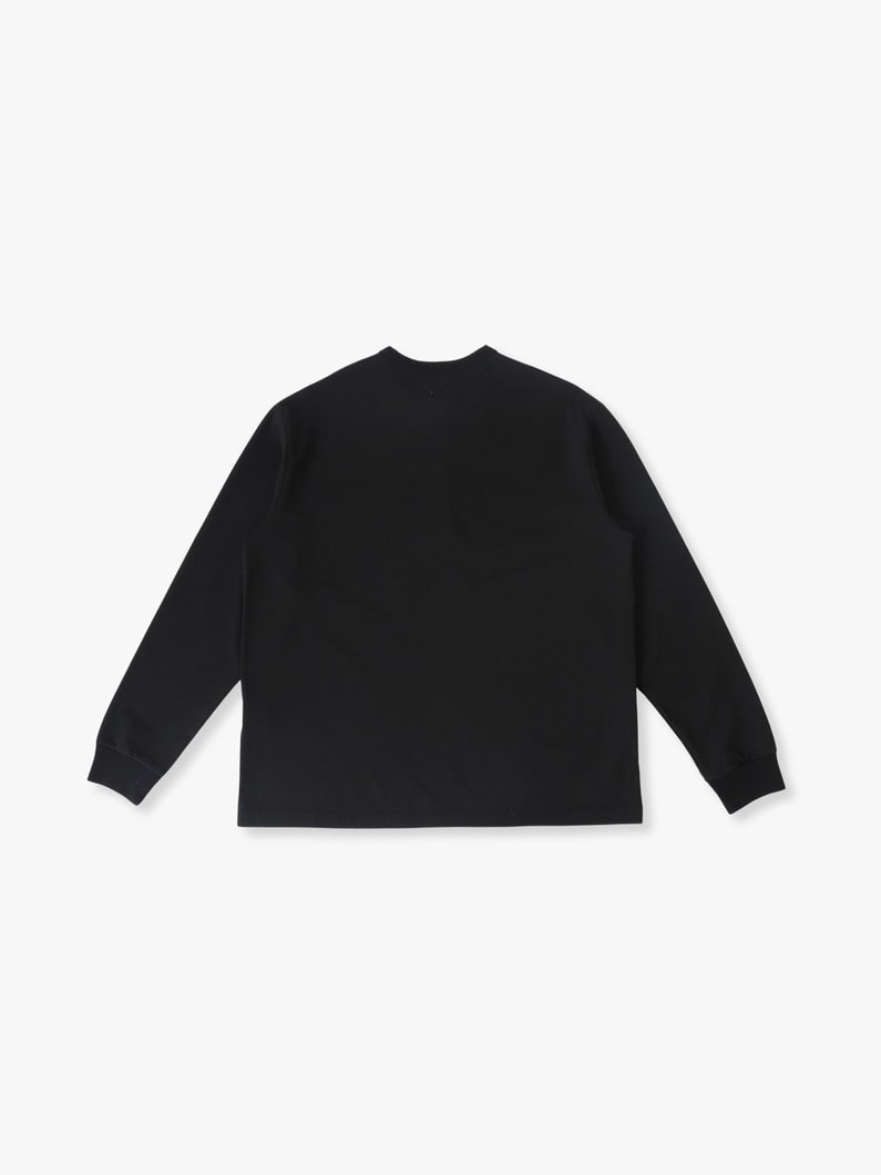 Tight Tension Clear Henry Neck Tee | ティーシャツ 詳細画像 black 1