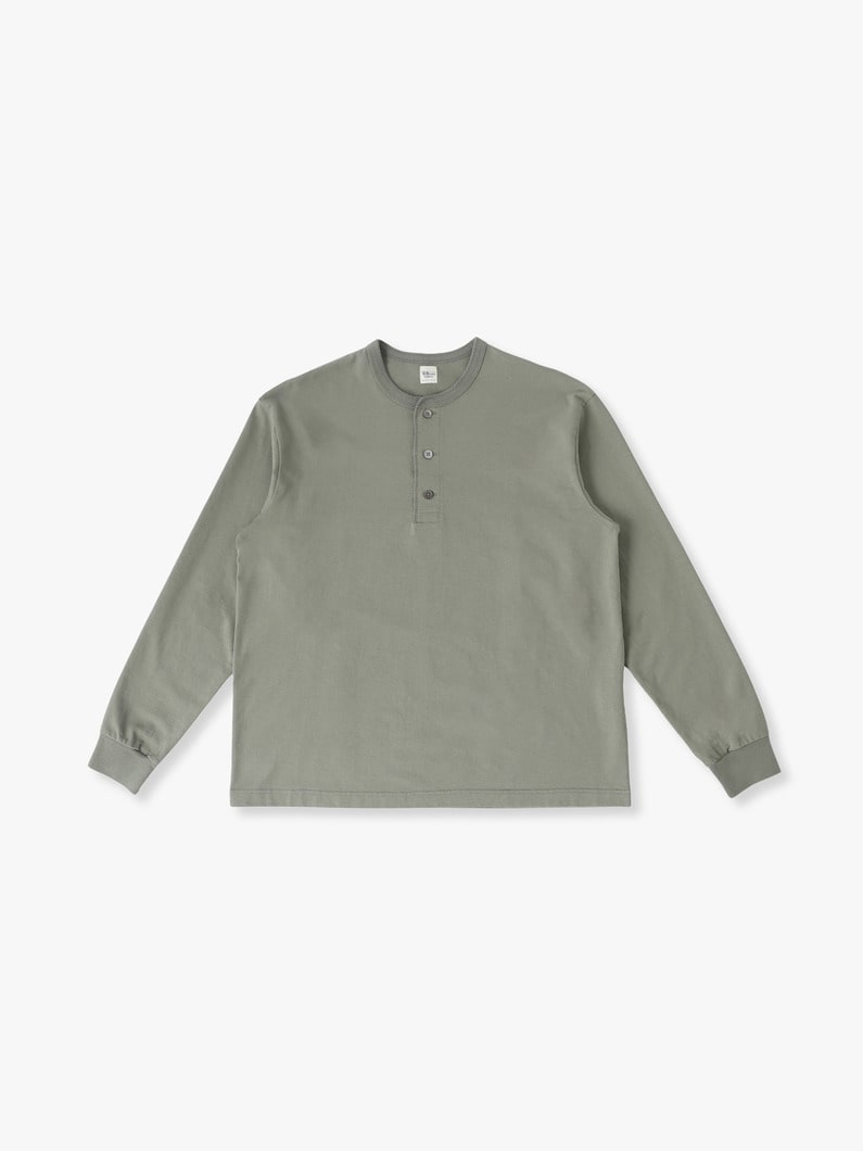 Tight Tension Clear Henry Neck Tee | ティーシャツ 詳細画像 olive