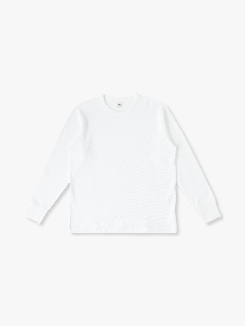 Micro Carbon Finish Honeycomb Long Sleeve Tee | ティーシャツ 詳細画像 off white 1