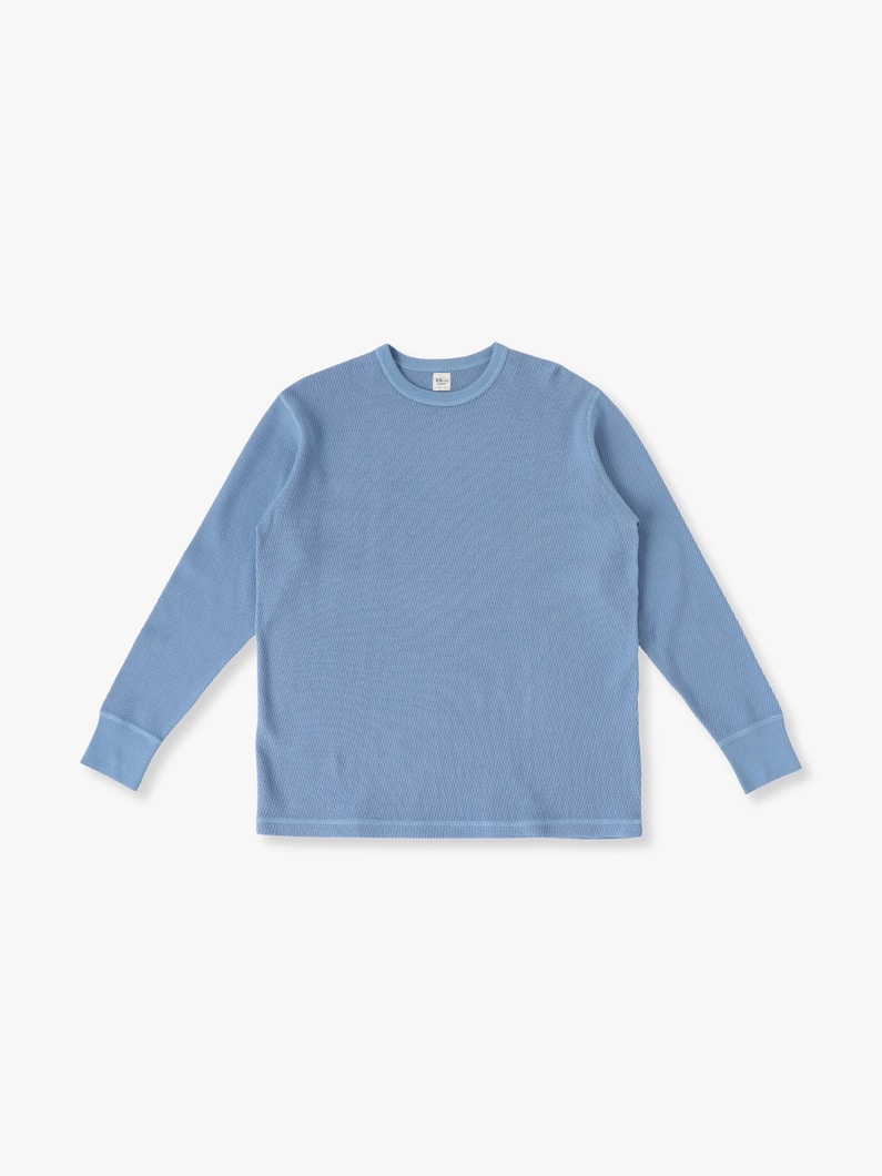 Micro Carbon Finish Honeycomb Long Sleeve Tee | ティーシャツ 詳細画像 blue