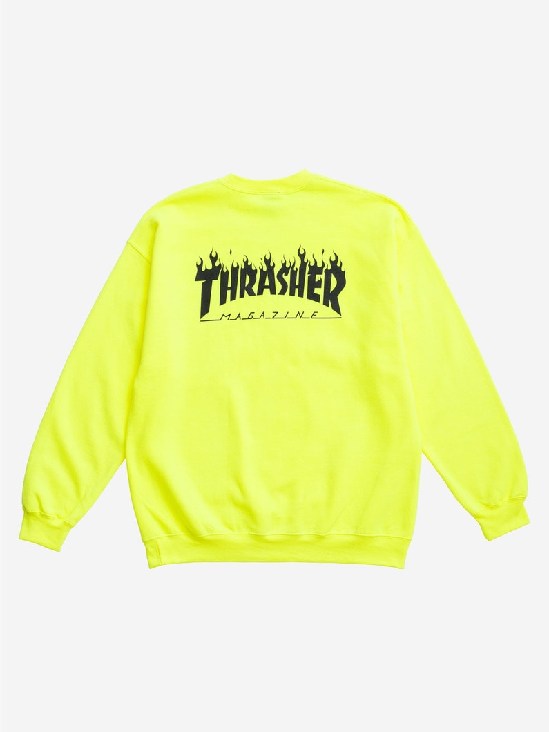 Logo Sweat Pullover（THRASHER） 詳細画像 yellow 2