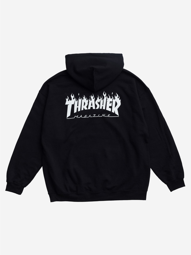 Logo Sweat Hoodie（THRASHER） 詳細画像 black 2