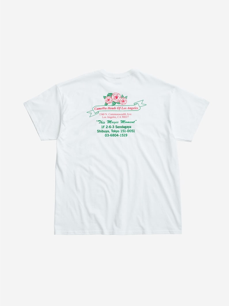 Camellia Heads of Los Angeles Tee 詳細画像 white 2