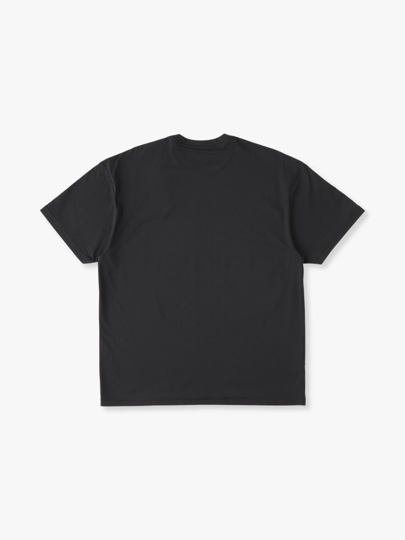 Waffle Nylon Tee 詳細画像 black 1