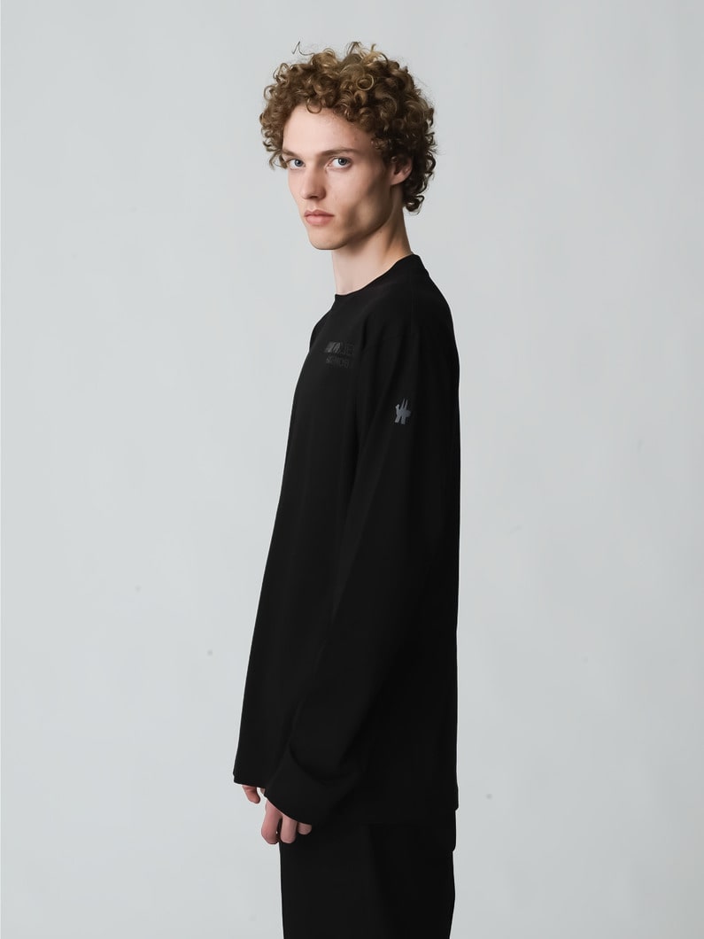 Logo Printed Long Sleeve Tee【ティーシャツ】 詳細画像 black 2