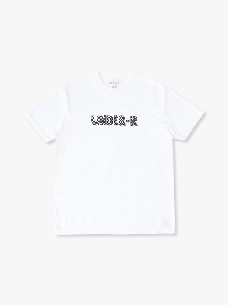 Checkerboard Logo Tee（UR） | ティーシャツ 詳細画像 white 4