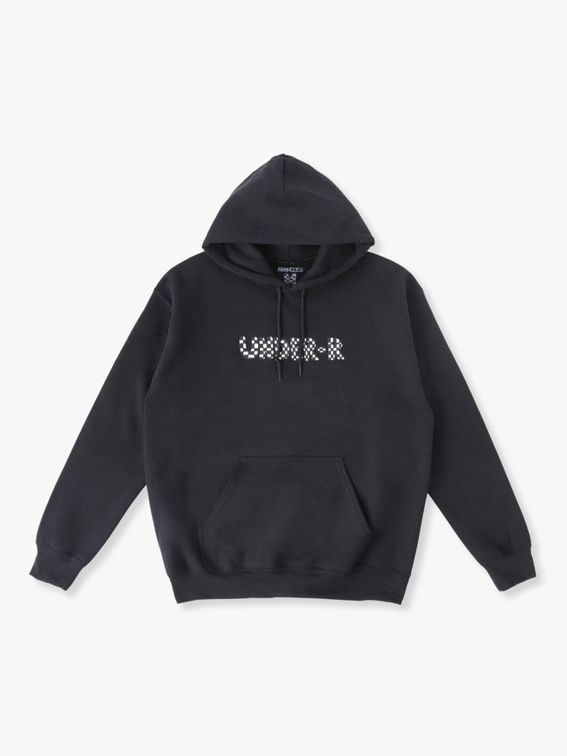 Checkerboard Logo Sweat Hoodie【スウェット】 詳細画像 black 1