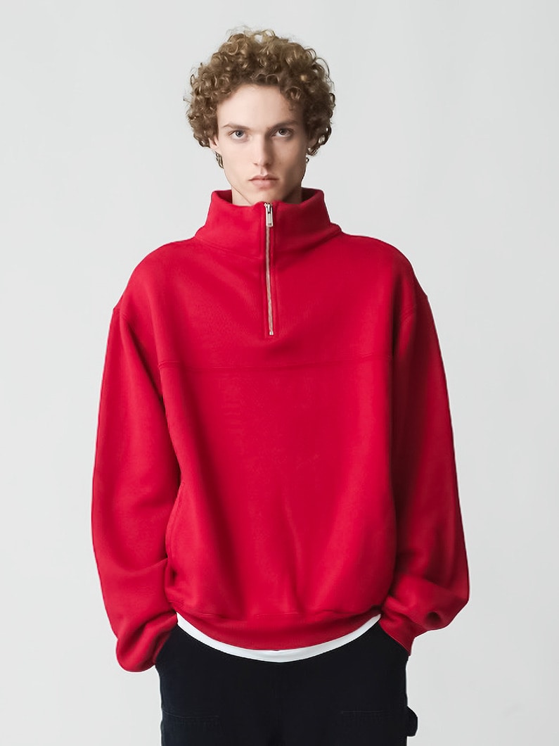 Classic Sweat Zip Pullover【スウェット】 詳細画像 red 1