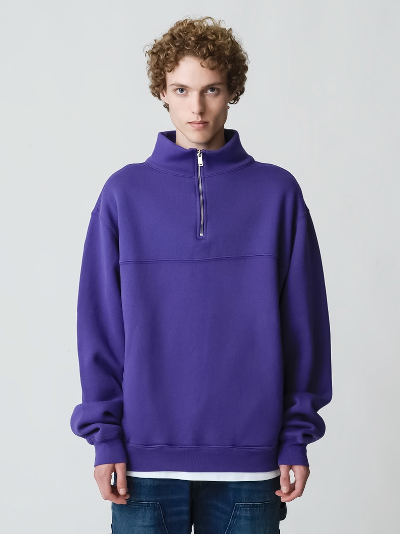 Classic Sweat Zip Pullover【スウェット】 詳細画像 purple